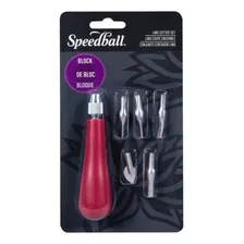 Cortadoras De Linóleo Speedball 5 Puntas Exterior Rojo