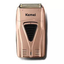 Afeitadora Shaver Inalambrica Recargable Usb Kemei Km-3384 Color Rosa Claro