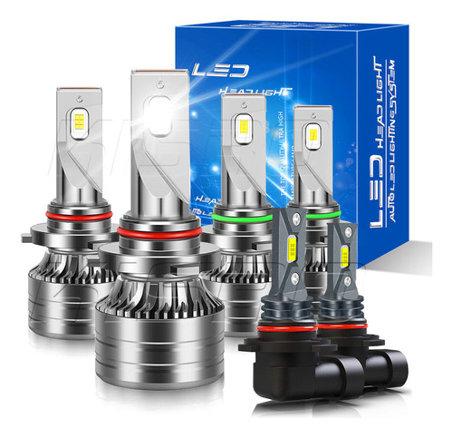 Carcasa De Faros Cuadrados De 7 Pulgadas, 9003 H4 Faros Led Toyota Corolla