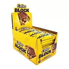 Cofler Block Chocolate Con Leche Y Maní Barra 38 Gr Caja X20