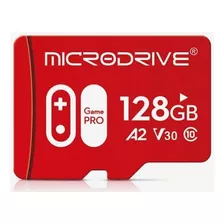 Tarjeta Sd Microdrive 128 Gb Clase 10de Roja Altavelocidad. 