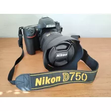  Nikon D750 Dslr Com Lente Af-s Nikkor 24-120mm F/4g Ed Vr