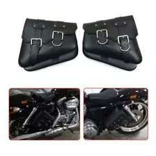 Par Alforjas Laterales Moto Ajustables Tipo Chopper Mayoreo