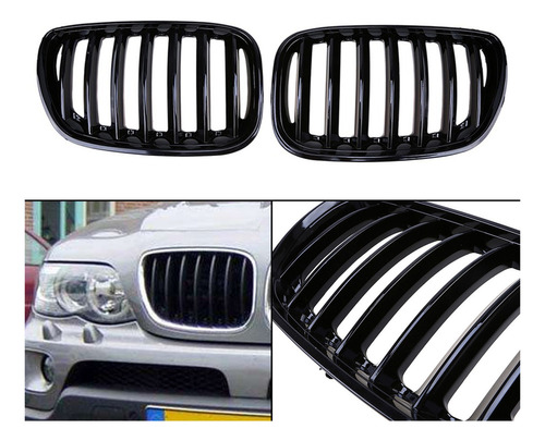 Parrilla Delantera Para Bmw X5 E53 2004-2006 X Series Foto 2