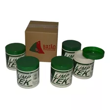 5 Pasta De Limpeza Lavagem A Seco Limptek Limp Tek C/500gr