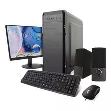 Pc Gamer Basica Amd 3000g 8gb Ssd 240gb Wifi Monitor 19