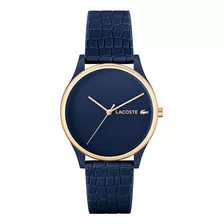 Reloj Lacoste Crocodelle Para Mujer De Silicona Azul