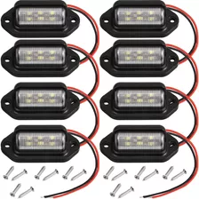 Mudder 8 Paquetes De 12 V 6 Led Para Matrícula, Resistente A