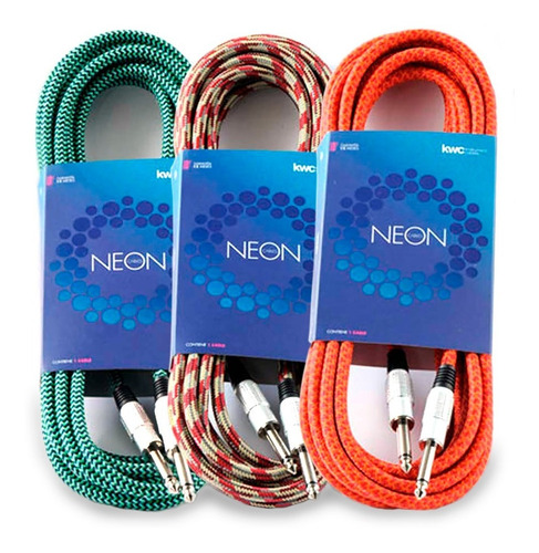 Cable Kwc Neon 105 Plug/plug Mallado 6 Metros - Oddity