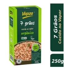 Arroz 7 Grãos Orgânico Cozido No Vapor Vapza 250gr- Kit C/ 5