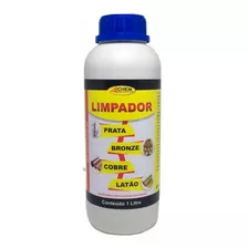 Limpa Bronze Prata Cobre Latão Limpador Allchem 1 Litro