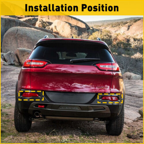 Fits Jeep Cherokee 2014-2018 Rear Bumper Reflector Side  Aab Foto 2