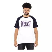 Camiseta Everlast Fundamentals Com Logo Masculina - Branco E