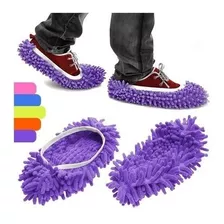 Trapeador Mop Md Pantuflas Microfibra Morado