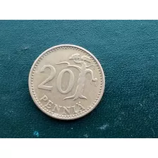 Moneda Finlandia - 20 Pennia 1976 (x1252