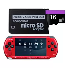 Memoria Para Psp De 16gb, Llena, Adaptador, Juegos