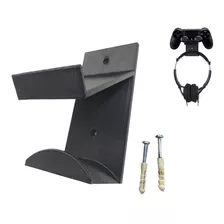 Suporte De Parede P/ Controle Xbox One, Ps4, Ps3 E Fone 