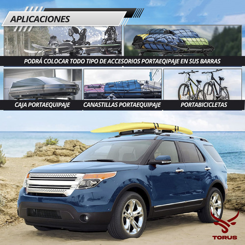 Barras Portaequipaje Ford Explorer 2016 2017 2018 2019 Cross Foto 5