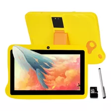 Tablet Niños Infantil Android 7'' 2gb 32gb Con 128gb Y Funda