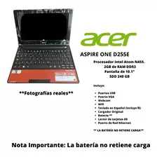Mini Laptop Acer One D255e