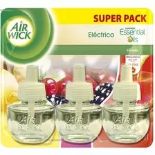 Air Wick Pack 3 Repuesto Electrico 21 Ml - Variedades