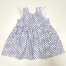 Vestido Infantil Poá Renda Menina