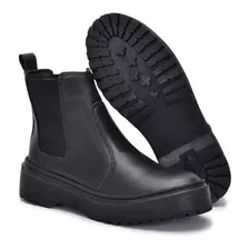 Bota Feminina Cano Curto Chelsea Macio Confortável Oferta!