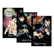 Mangá Demon Slayer - Kimetsu No Yaiba Vol 11 Vol12 E Vol 13