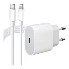 Carregador Original Para iPhone X Xr 8 11 12 13 14 Usb C 20w