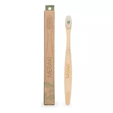 Cepillo De Dientes Bambú Biodegradable Eco Friendly Meraki Tipo De Cerdas Y Color Suave - Verde