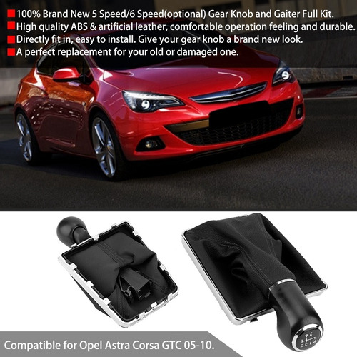 Funda De Palanca De Cambios De 5 Velocidades Para Opel Astra Foto 7