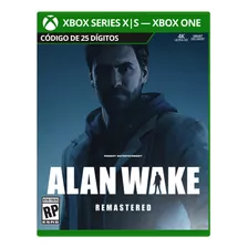 Alan Wake Remastered Xbox - Código De 25 Dígitos