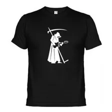 Camisetas Engraçadas Morte Com Guitarra