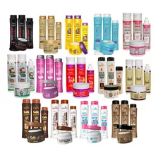 60 Produtos ( 15 Kits )shampoo + Cond + Mascara + Leavin