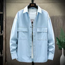 Camisa De Manga Larga Para Hombre, 9, Ropa De Trabajo Con Do