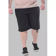 Bermuda Masculino Moletinho Plus Size - G1 Ao G5