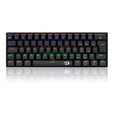 Teclado Mecânico Redragon Lakshmi K606 Rainbow Usb Teclado