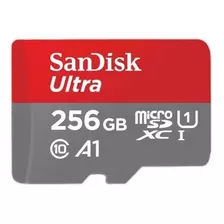 Sandisk Tf Ultra C10 150 Mb/s 256 Gb (rojo) A1