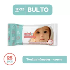 Toallitas Humedas De Bebe, Caja De 12 Paquetes De 25 Unid