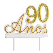 Vela P/festa Aniversário 90 Anos Bodas De Álamo Casamento Pr