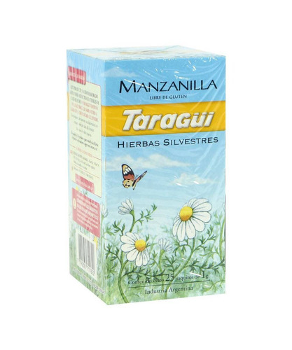 Té Taragüi En Saquitos Manzanilla 25 g 25 u