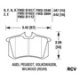 Balatas Disco  Trasera Para Audi A6 Quattro V8 2001