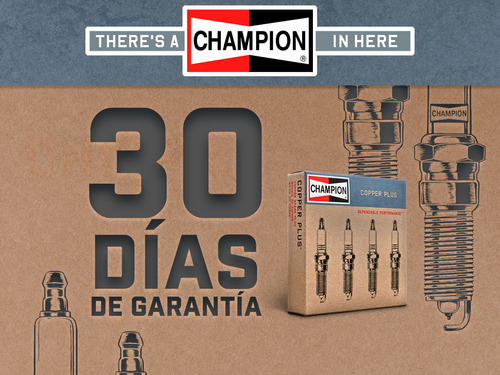 1 Set 8 Bujas Cobre Champion Strato-chief V8 5.7l 65 Foto 2