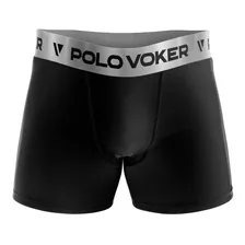 Kit 5 Cuecas Box Boxer Polo Voker Lycra Atacado Só Lisas