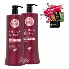 Kit Haskell Shampoo Condicionador Quina Rosa 1l