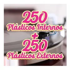 500 Plásticos Para Disco De Vinil Lp. 250 Int. + 250 Ext.