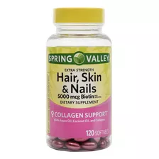 Hair, Skin & Nails 5,000 Biotin - Unidad a $642