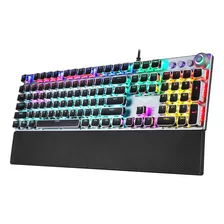 Teclado Punk Mecánico Para Juegos Aula F2088 De 104 Teclas