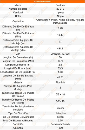 Cremallera Direccion Hidraulica Ford Contour 1998 Al 2000 Foto 5