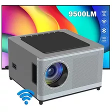 Proyector Led Smart Video Beam Wifi 9500lm 1080p Android Y8 Color Gris